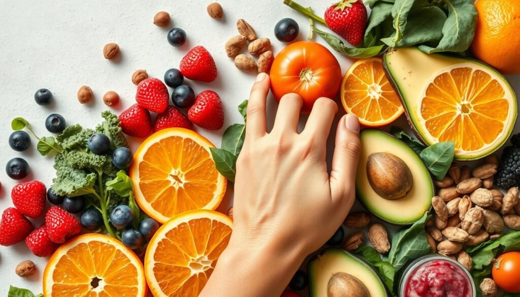 תזונה בריאה לעור ידיים בריא