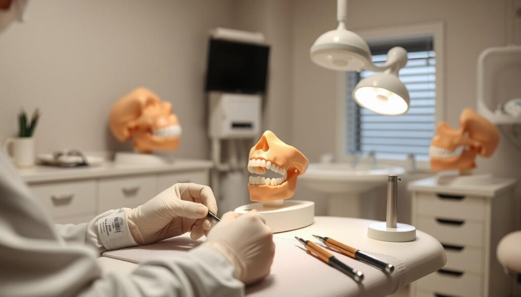 הכנה לפיסול לסת הכנה לפיסול לסת