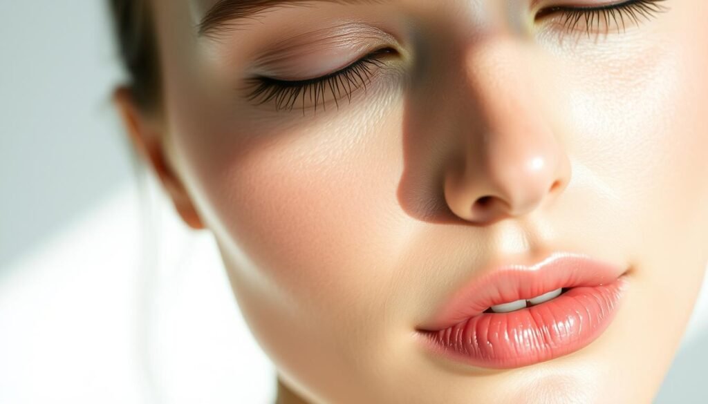 שיפור טבעי של קווי הפנים