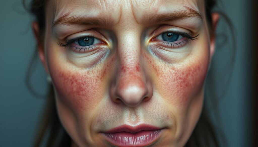 גוון לא אחיד ועור פנים בעייתי